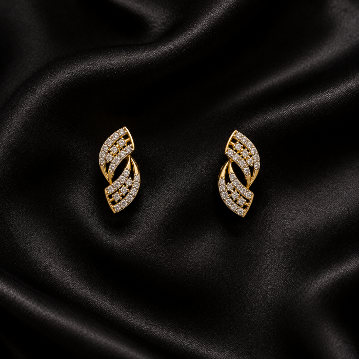 Intertwined Curve Earrings